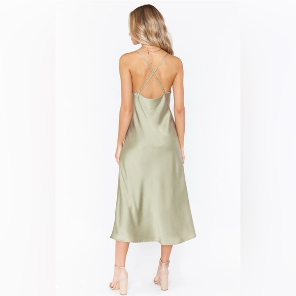 Show Me Your Mumu Verona Cowl Midi Dress - Picture 2 of 3